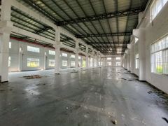 凤岗高速1公里工业园单一层钢构厂房，滴水9可进挂车带装修办公