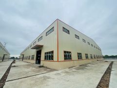 全新低价单层钢结构厂房送超大空地 可办环评 配套宿舍饭堂