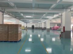 水口荔枝城工业区低价精装修厂房出租3400平可分租有地坪漆
