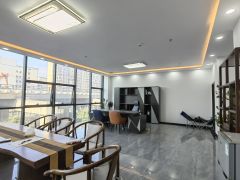 西乡航城楼上豪华装修350平全套家私空调3加1电商研发中心