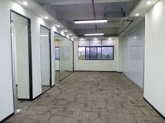石岩北环新出257平米办公厂房出租，有装修前台办公室现成水电