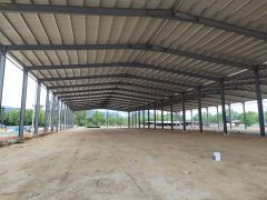 惠城区  在建单一层钢结构厂房11000平米，滴水9米~~