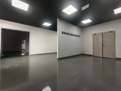 西丽阳光精装修厂房，新地坪漆，现成5台空调4个现成办公室，