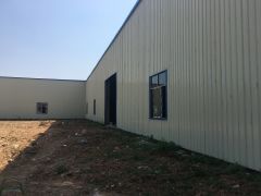 惠州博罗附近工业园高十米空地大原房东红本钢构厂房出租可分租！