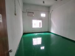 塘厦镇中心工业区原房东一楼厂房0公摊420平，全新地坪漆装修