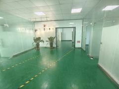 龙华大浪原房东二楼整层标准厂房1000平带装修出租现成吊机口