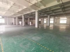 福永机场工业园区带装修一楼1500平厂房仓库出租分租空地大