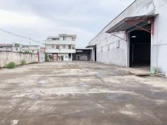 园洲钢结构独门独院厂房出租，厂房空地一比一，现成办公室