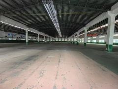 东莞新出1万平工业空地5千平单一层厂房出租，适合仓库五金机械