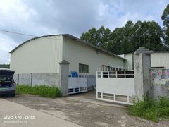 博罗独门独院钢结构厂房1100平方，空地超大免费使用。